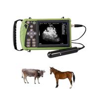 Ecógrafo Para Animales, Escáner De Ultrasonido Veterinario Con 3,5 MHz Sonda Máquina Portátil De Pruebas De Embarazo HD Para Las Ovejas,Para La Prueba De Embarazo(Rectal Probe)