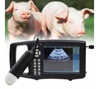 Ecógrafo Para Animales,Escáner Veterinario Para Gestación En Cerdas Y Ovejas,Detector Ultrasonido Veterinario Mano,Pantalla LED 5.6" Con Sonda 3.5 Mhz,Para Gestación En Cerdas Y Ovejas