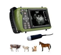 Ecógrafo Veterinario Portátil,Escáner Ecográfico B De Alta Definición Con Sonda Mecánica Impermeable,Detector De Embarazo Recargable Para Cerdos,Cabras,Ovejas, Perros Y Ganado De Granja