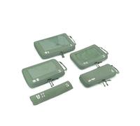 ECOHUB 5 Sets Compresión Organizador Maleta Packing Cubes For Travel Essentials Bolsas Organizadoras Ropa Viaje Avion Viajes Accesorios(Verde)