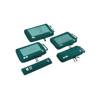 ECOHUB 5 Sets Compresión Organizador Maleta Packing Cubes For Travel Essentials Bolsas Organizadoras Ropa Viaje Avion Viajes Accesorios(Verde azulado)