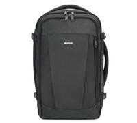 ECOHUB Mochila de Viaje Cabina Avion 40x20x25 Ryanair Con 13 Compartimentos Para Mujer y Hombre, Maleta Debajo del Asiento, Equipaje de Mano 40x30x20 20L, Recicladas, Patentado, Gris