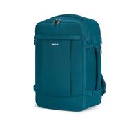 ECOHUB Mochila Viaje Cabina Avion 40x20x25, para Ryanair 20L Mochila Maleta 40x30x20, Mochilas Bolsa de Viaje con Compartimento para Portátil 3D, Anti-robo Equipaje de Mano Hombre Mujer (Azul Verde)