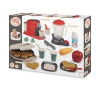 Ecoiffier 100por ciento Chef Set pequeños electrodomésticos con 21 Accesorios, Juego de imitación con cafetera, batidora y gofrera para pequeños Cocineros Desde 18 Meses (7900002534)
