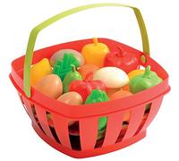 100% Chef - Cesta con frutas y verduras (Écoiffier 966) , Modelos/colores Surtidos, 1 Unidad