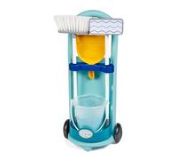 Ecoiffier 7600001773 Abrick Caritto de Limpieza de Juguete, con Accesorios, a Partir de 18 Años, Fabricado en Francia, Multicolor