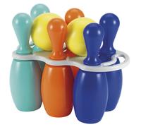 Ecoiffier 710 E171 Set of 6 Bowling Skittles 18.5 cm EA 18.5cm 6pcs, Multicolor,