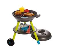 Ecoiffier 7600004668 Juguete de Barbacoa para Niños, Barbacoa Infantil de Carbón con Parrilla, 16 Accesorios, a Partir de 18 meses, Multicolor