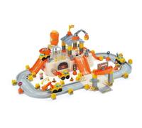 Ecoiffier Abrick 1350 Baril Circuit Tp Set De Juego De Construcción Para Mini Ciudad, A Partir De 18 Meses, Cubeta Con Tapa-base Y Accesorios, Plástico, Beige/crema
