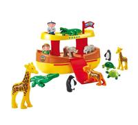 Ecoiffier Juego de construcción Arca de Noé, 2 figuras y 12 animales, a partir de 18 meses