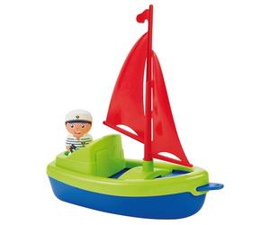 Ecoiffier- Barco Velero con Figura, Barco Disponible en Varios Colores, Se Venden de Manera Separada y Aleatoria, A partir de 18 meses (7600000145)