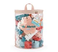 Ecoiffier - Bolsa de Almacenamiento Infantil 60 Ladrillos Rosa - BB Abrick Juego de construcción Motricidad Fine - a Partir de 12 Meses - Juguete para niño - 7933 - Garantía de Francia Origen