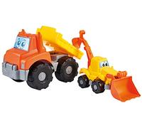 Ecoiffier- Camión con Volquete 37cm y Retroexcavadora (7600000492)