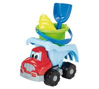 Ecoiffier- Camión Volquete para la Playa, 20cm, Incluye Cubo 12cm, Pala y Molde Para la Arena, Aire Libre, A partir de 18 Meses (7600000502)