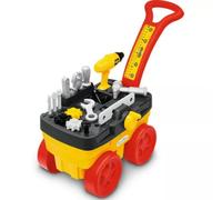 Ecoiffier: Carrito de herramientas de arrastre, 19 piezas