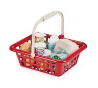 Ecoiffier - Cesta de comestibles Infantil con diseño Grande, Incluye Productos alimenticios ficticios, Juego de imitación, a Partir de 18 Meses, Juguete para niños, 10996