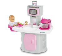 Ecoiffier- Cocina Nursery, Mi Primera Cocina, Incluye Zona para el Cuidado del Muñeco Bebé, 11 Accesorios, Adecuado a Partir de 18 Meses (7600002899)