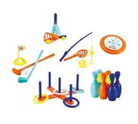 Ecoiffier- Coffret Sport 179 - Estuche Deportivo 6 en 1 - Juego al Aire Libre para niños - a Partir de 36 Meses - Origen Francia, Multicolor
