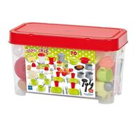 Ecoiffier Juego de vajilla de Juguete XL, 70 Piezas, Accesorio Ideal para Cocina Infantil con batidora, vajilla para niños a Partir de 18 Meses