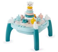 Ecoiffier BB Abrick Mesa de descubrimientos, Mesa de Actividades Infantil con Piezas de Encaje y construcción, Colores Suaves, Juguete Educativo para el Desarrollo Desde 12 Meses (7900007921)