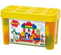 Ecoiffier Maxi Abrick Caja Animales del Mundo con 50 Bloques