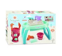 Ecoiffier - Mesa de Arena y Agua Infantil - 3 Compartimentos con Muchos Accesorios incluidos - a Partir de 18 Meses - Juguete para niños - 4603 - Garantía de Francia Origen
