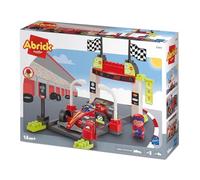 Ecoiffier - Pit Stop Fórmula 1 niño - Stand para Construir vehículos y Personajes incluidos - Juego de imitación - A Partir de 18 Meses - Juguete para niños - 3360 - Garantía de Francia Origen