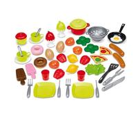 Ecoiffier- Set de Accesorios de Cocinitas con Vajilla y Alimentos, A partir de 18 meses (7600002657)