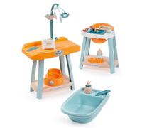 Ecoiffier- Set de Nursery Pack 3 en 1, 1878, Multicolor