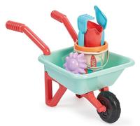 Ecoiffier - Carretilla de Playa Infantil Recortada con temática de sardina - Cubo regadera Pala rastrillo tamiz - Molde Incluido - a Partir de 18 Meses - Juguete para niño - 263 - Garantía de Francia