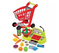 Écoiffier: Supermercado - carrito de compras y caja registradora