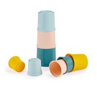Ecoiffier - Tower of Stackable Cups, Pastel Colours, Fine Motor Skills for Boys