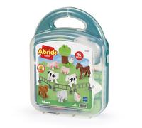 Ecoiffier - Valisette Infantil de Animales de la Granja - Figuras de barreras y Ladrillos incluidos - Juego de imitación - A Partir de 18 Meses - Juguete para niño - 3329 - Garantía de Francia Origen