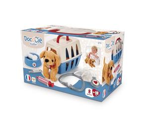 Ecoiffier - Valisette Veterinario Infantil de 24 cm - Perro de Peluche y Accesorios de Cuidado Incluido - Juego de imitación - A Partir de 18 Meses - Juguete para niño - 273 - Garantía de Francia