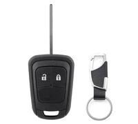 EcoJozon Carcasa Llave para Opel 2 Botones Carcasa Llave de Coche Carcasa Mando de Llave con Destornillador y Llavero Compatible con Opel Corsa Astra Insignia Meriva Mokka Zafira