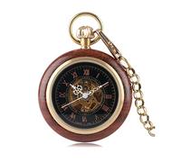 ECOLFE Reloj de Bolsillo, Reloj de Bolsillo Tallado Exquisito Cuerda Manual Vintage mecánico clásico Regalo Colgante Hombres