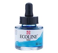 Ecoline Liquid Watercolor 11255081 - Tarro cuentagotas (30 ml), color azul turquesa