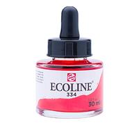 ECO LINE Ecoline Acuarela Líquida Frasco 30 ml Escarlata 334 (11253341), Scarlet, Talla única, 3