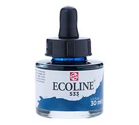 Royal Talens Ecoline Acuarela Líquida Frasco 30 ml Índigo 533 (11255331), Talla única, 3