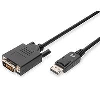 Ecoline ak1257 displayport cable st < > dvi-d st 2 m awg 28, ul certif