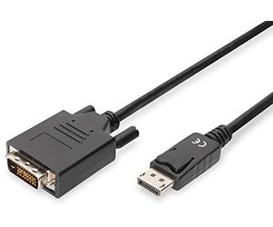 Ecoline ak1257 displayport cable st < > dvi-d st 2 m awg 28, ul certif