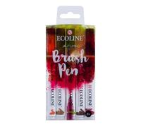 Ecoline Brush Pen Set de 5 Rotuladores de Acuarela Líquida - Tonos Otoño | Rotuladores Mezclables para Rotulación a Mano, Dibujo y Manualidades