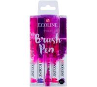 Ecoline brushpen x5 violeta