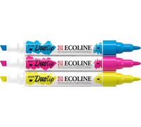 Ecoline Duotip marker set Primary 3 colours (11609900) (Importación USA)
