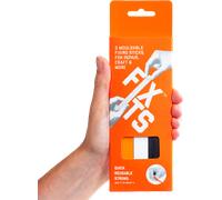 ecoLiving Set de 3 Tiras Adhesivas - FIXITS - Negro, blanco, naranja ecoLiving
