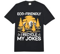 Ecológico Reciclo Mis Chistes Senderismo Comfort Colors Adult Heavyweight T-Shirt
