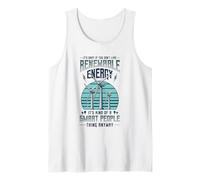 Ecologista de turbinas eólicas de energía renovable Camiseta sin Mangas