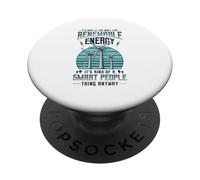 Ecologista de turbinas eólicas de energía renovable PopSockets PopGrip Adhesivo