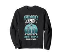 Ecologista de turbinas eólicas de energía renovable Sudadera