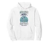 Ecologista de turbinas eólicas de energía renovable Sudadera con Capucha